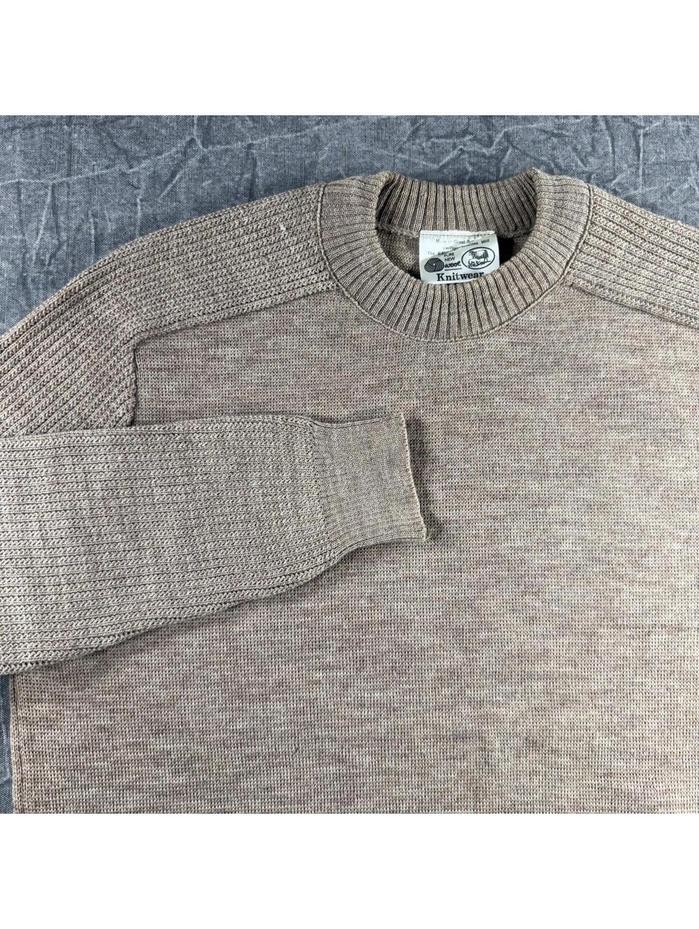 Edinburgh Woolen Sweater Women's 40 Brown Wool Knitwear